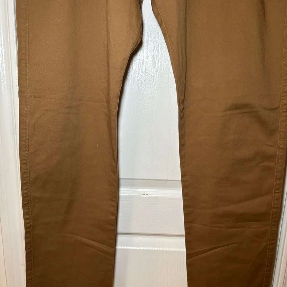 J.Crew‎ flex slim chino men’s pants size 36X32 color river brown